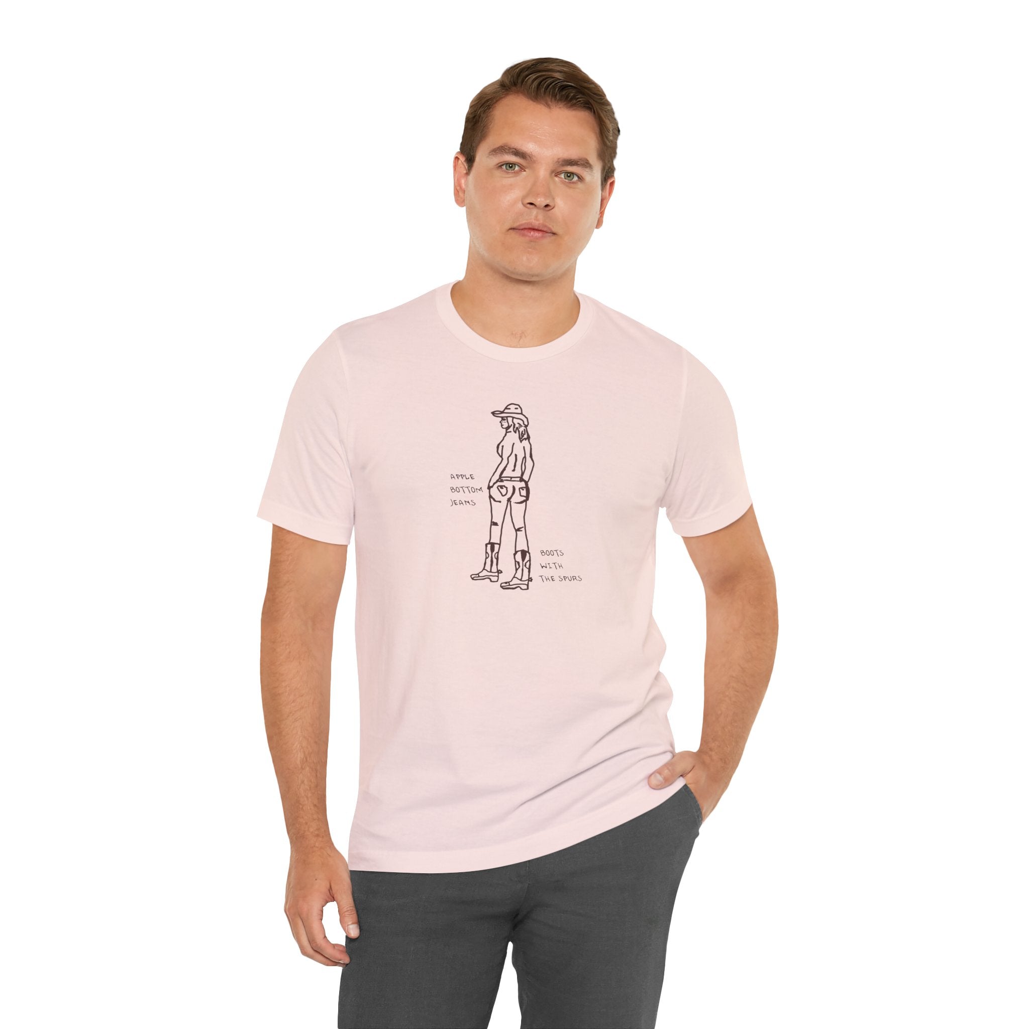Cowgirl Western Tee - Graphic Unisex Jersey Shirt - Adventure Vibes - Perfect for Outdoor Lovers, Gifts, Casual Wear, Eco-friendly Fashion