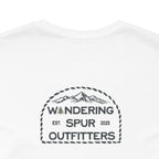 Wandering Spur Outfitters Tee, Adventure Shirt, Travel Apparel, Nature Lover T-Shirt, Gift for Outdoor Enthusiasts, Unique Graphic Tee