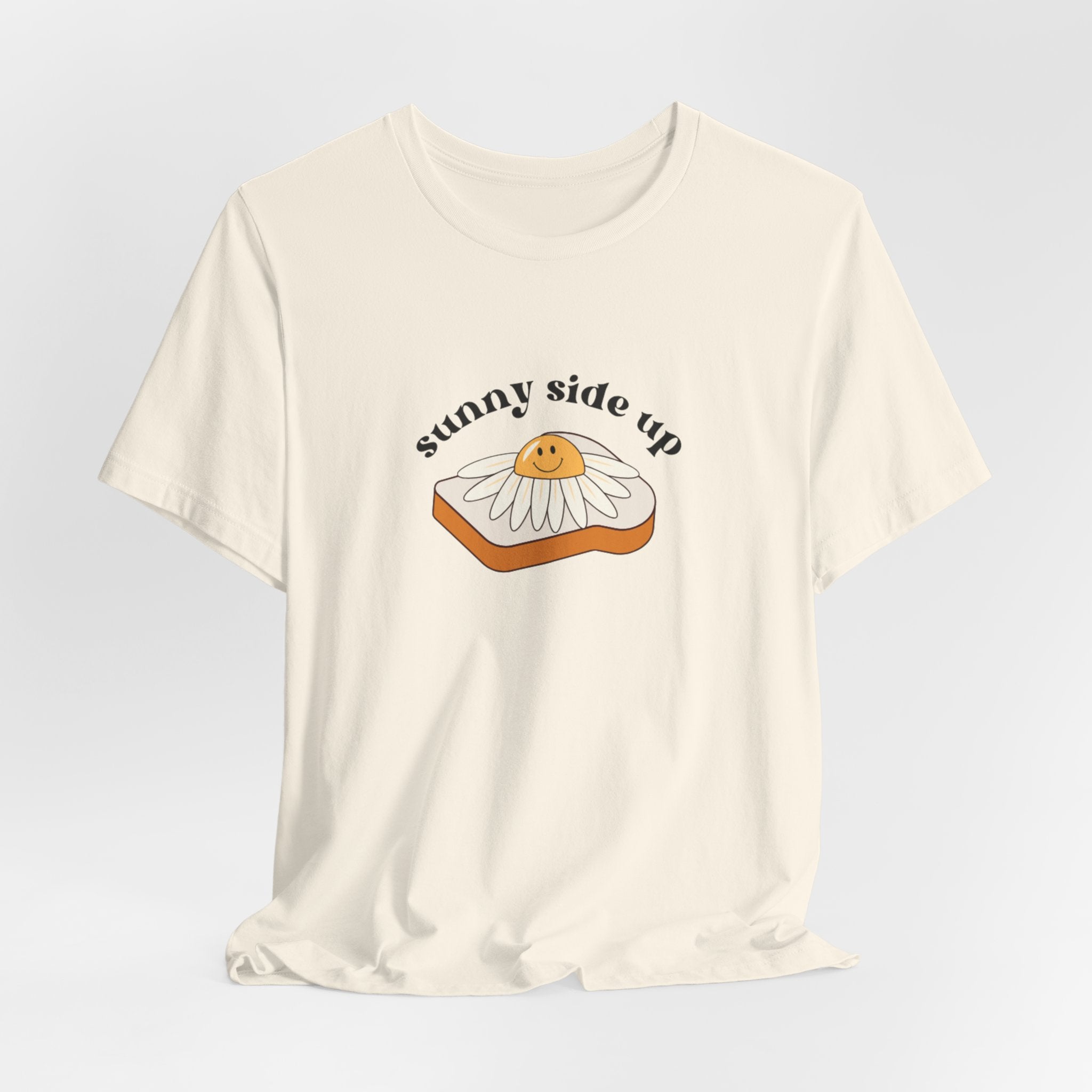 Sunny Side Up Graphic Tee, Cute Egg T-Shirt, Unisex Fun Fashion, Gift for Food Lovers, Breakfast Lover's Apparel