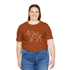 Here Kitty Kitty Unisex Tee, Bobcat T-Shirt, Funny Nature Tee, Gift for Wildlife Lovers, Cute Cat Apparel