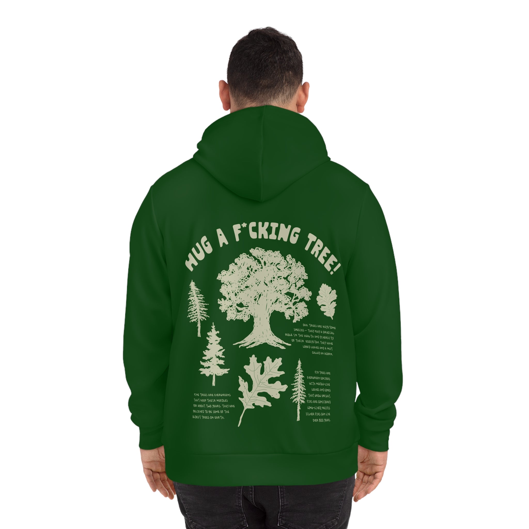 Eco-Friendly Hoodie: Hug a F**king Tree! Unisex Sustainable Apparel, Unique Gift for Nature Lovers, Earth Day Celebration, Adventure [...]