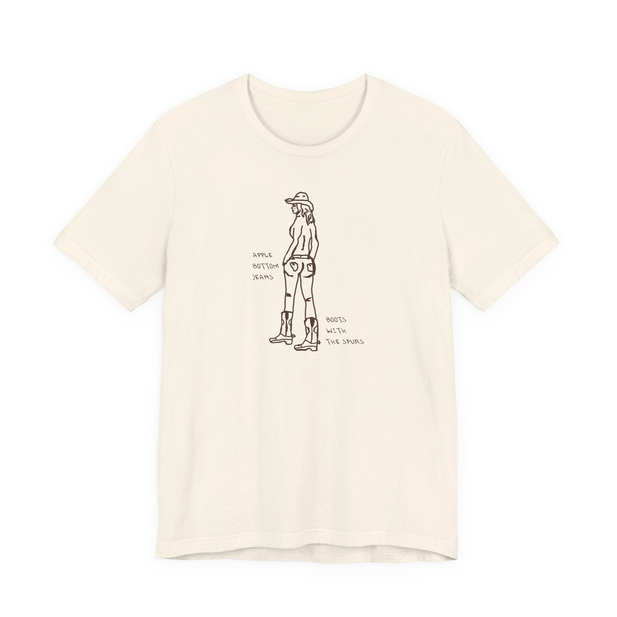 Cowgirl Western Tee - Graphic Unisex Jersey Shirt - Adventure Vibes - Perfect for Outdoor Lovers, Gifts, Casual Wear, Eco-friendly Fashion