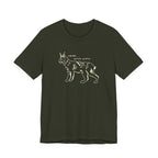 Here Kitty Kitty Unisex Tee, Bobcat T-Shirt, Funny Nature Tee, Gift for Wildlife Lovers, Cute Cat Apparel