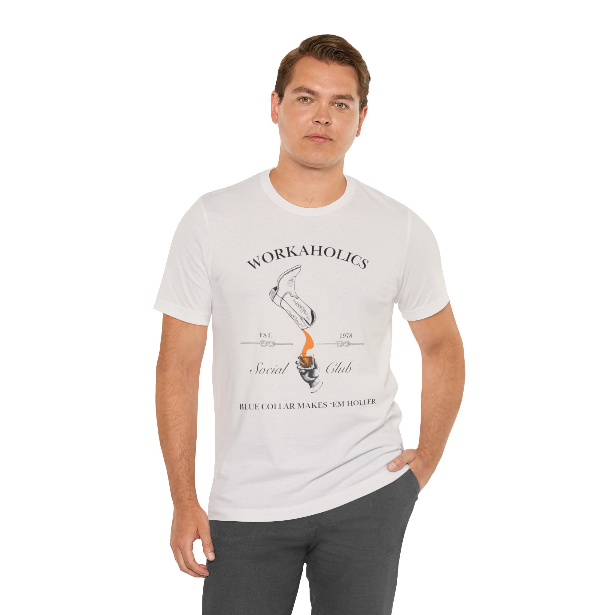 Workaholics Unisex Tee, Fun Casual Shirt for Fans, Gift for Work Enthusiasts, Ideal for Everyday Wear, Perfect for Holidays