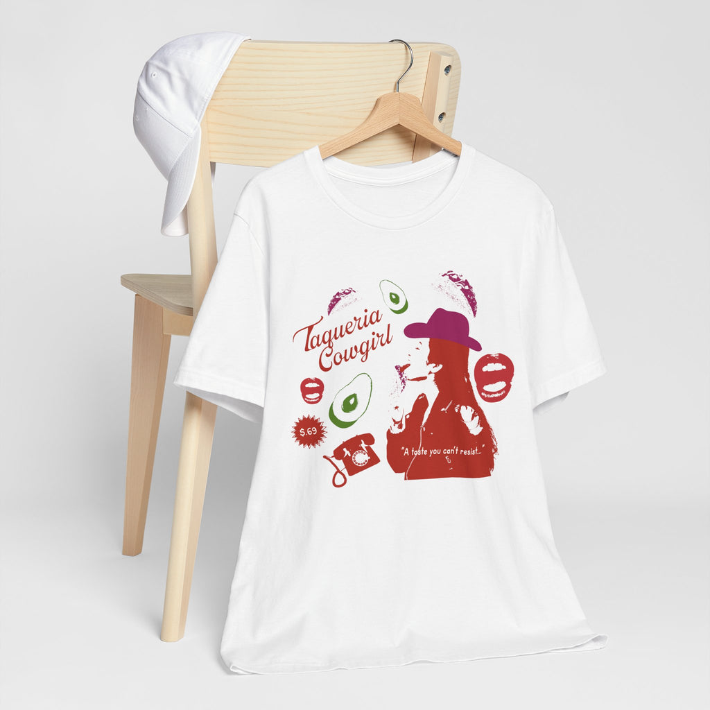 Taqueria Cowgirl Unisex Tee | Fun Foodie Shirt, Casual Wear, Gift for Food Lovers, Western Style T-Shirt, Unique Taco Tee