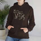 Cozy Wildlife Hoodie, Animal Lover Gift, Fun Sweatshirt, Funny Illustration, Perfect for Cold Days, Present for Friends