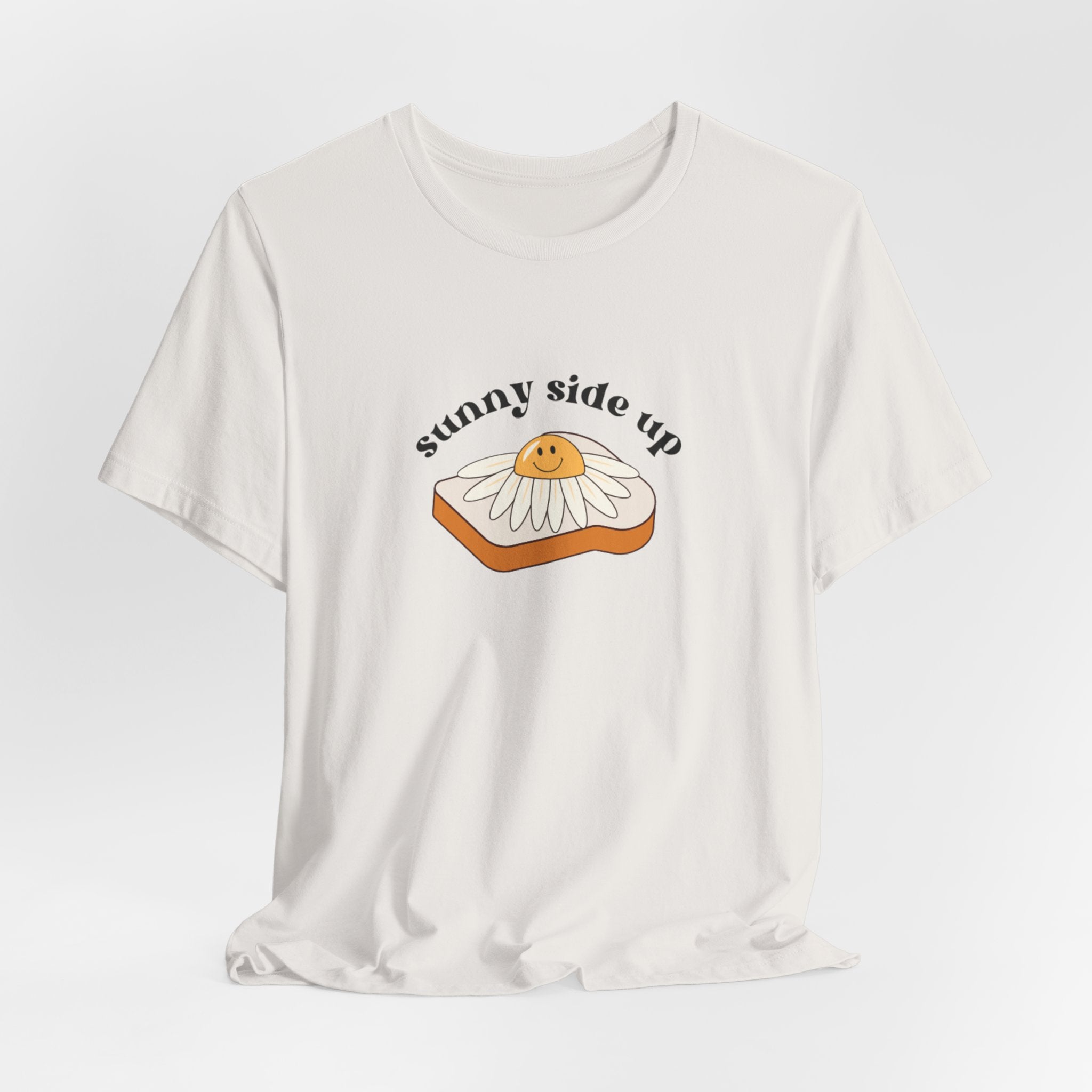 Sunny Side Up Graphic Tee, Cute Egg T-Shirt, Unisex Fun Fashion, Gift for Food Lovers, Breakfast Lover's Apparel