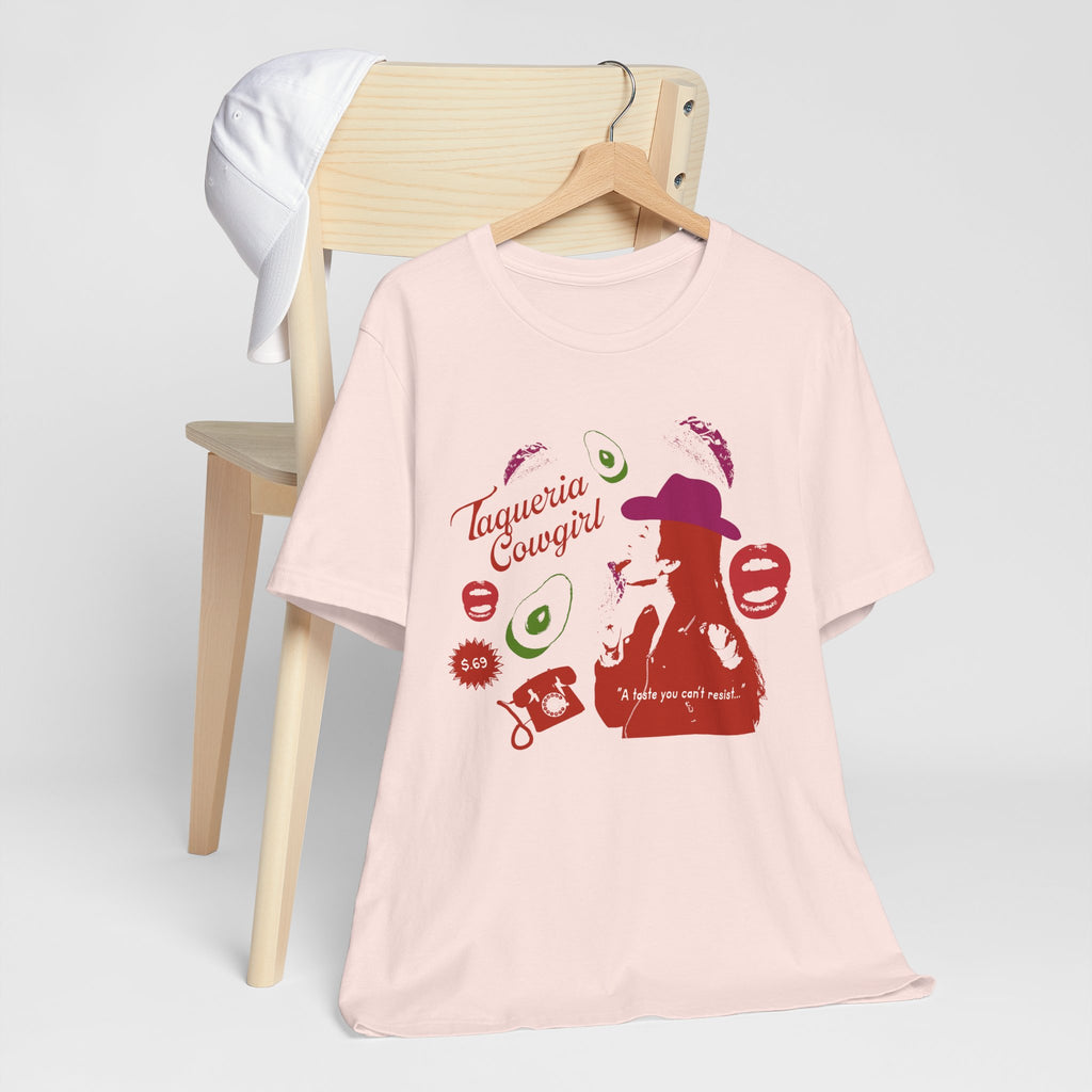 Taqueria Cowgirl Unisex Tee | Fun Foodie Shirt, Casual Wear, Gift for Food Lovers, Western Style T-Shirt, Unique Taco Tee