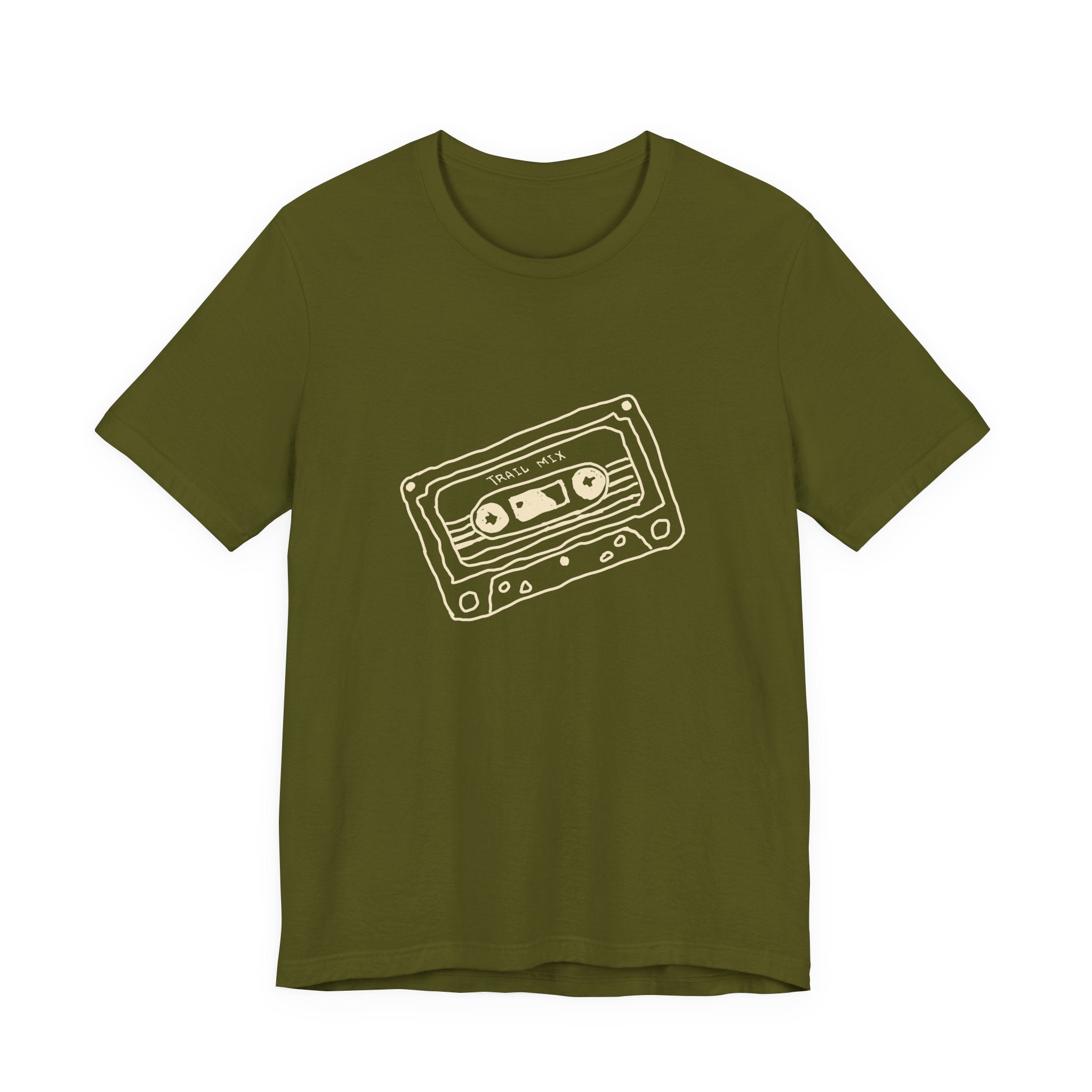 Trail Mix Retro Cassette Tee for Adventure Lovers, Vintage Music Shirt, Unisex Graphic Tee, Casual Wear T-Shirt, Nostalgic Apparel