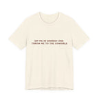 Whiskey Lover's Unisex Tee - Perfect Gift for LGBT Cowgirls, Funny Shirt for Parties, Casual Wear, Country Vibe
