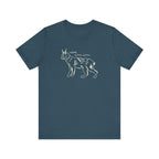 Here Kitty Kitty Unisex Tee, Bobcat T-Shirt, Funny Nature Tee, Gift for Wildlife Lovers, Cute Cat Apparel