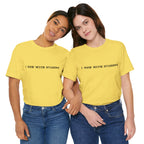 Fun Scissors Tee, Quirky Yellow T-Shirt for Crafters, Perfect Gift for Artists, Stylish Everyday Wear, Ideal for Summer