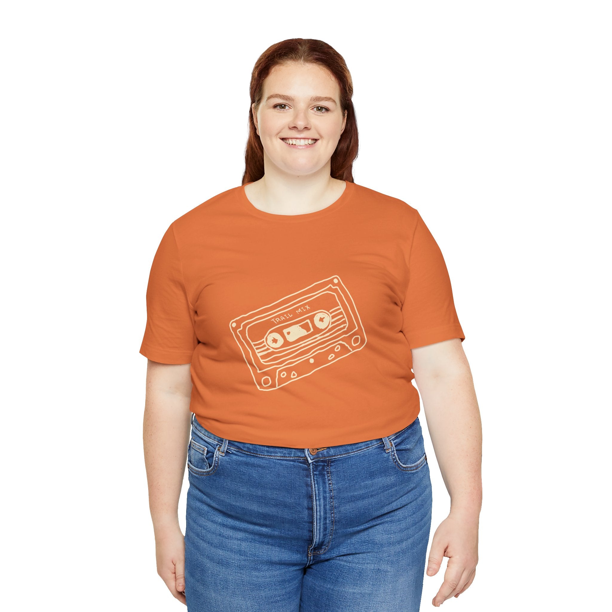Trail Mix Retro Cassette Tee for Adventure Lovers, Vintage Music Shirt, Unisex Graphic Tee, Casual Wear T-Shirt, Nostalgic Apparel