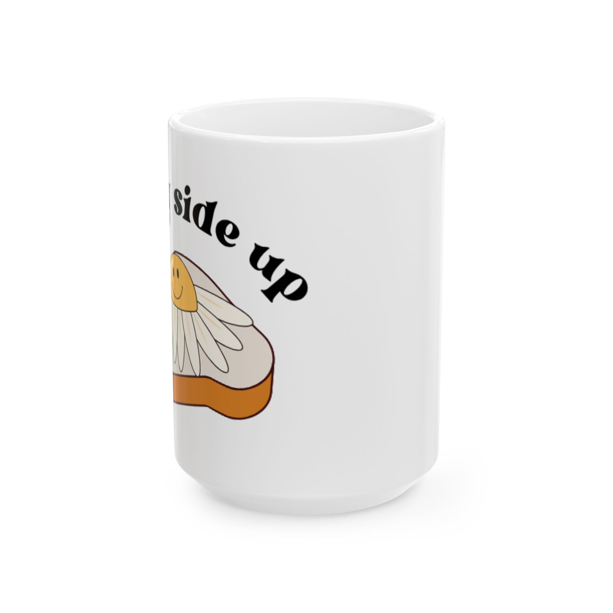 Cheerful Breakfast Ceramic Mug - Perfect Gift for Food Lovers, Cute Kitchen Decor, Morning Coffee Mug, Fun Gift for Brunch Lovers