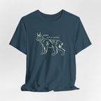 Here Kitty Kitty Unisex Tee, Bobcat T-Shirt, Funny Nature Tee, Gift for Wildlife Lovers, Cute Cat Apparel