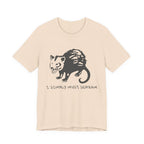Funny Animal Graphic Tee, Unisex Jersey T-Shirt, Cute Opossum Tee, Gift for Animal Lovers, Casual Everyday Wear