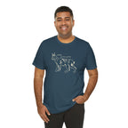 Here Kitty Kitty Unisex Tee, Bobcat T-Shirt, Funny Nature Tee, Gift for Wildlife Lovers, Cute Cat Apparel