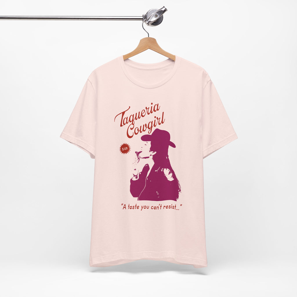 Taqueria Cowgirl Unisex Tee | Fun Foodie Shirt, Casual Wear, Gift for Food Lovers, Western Style T-Shirt, Unique Taco Tee