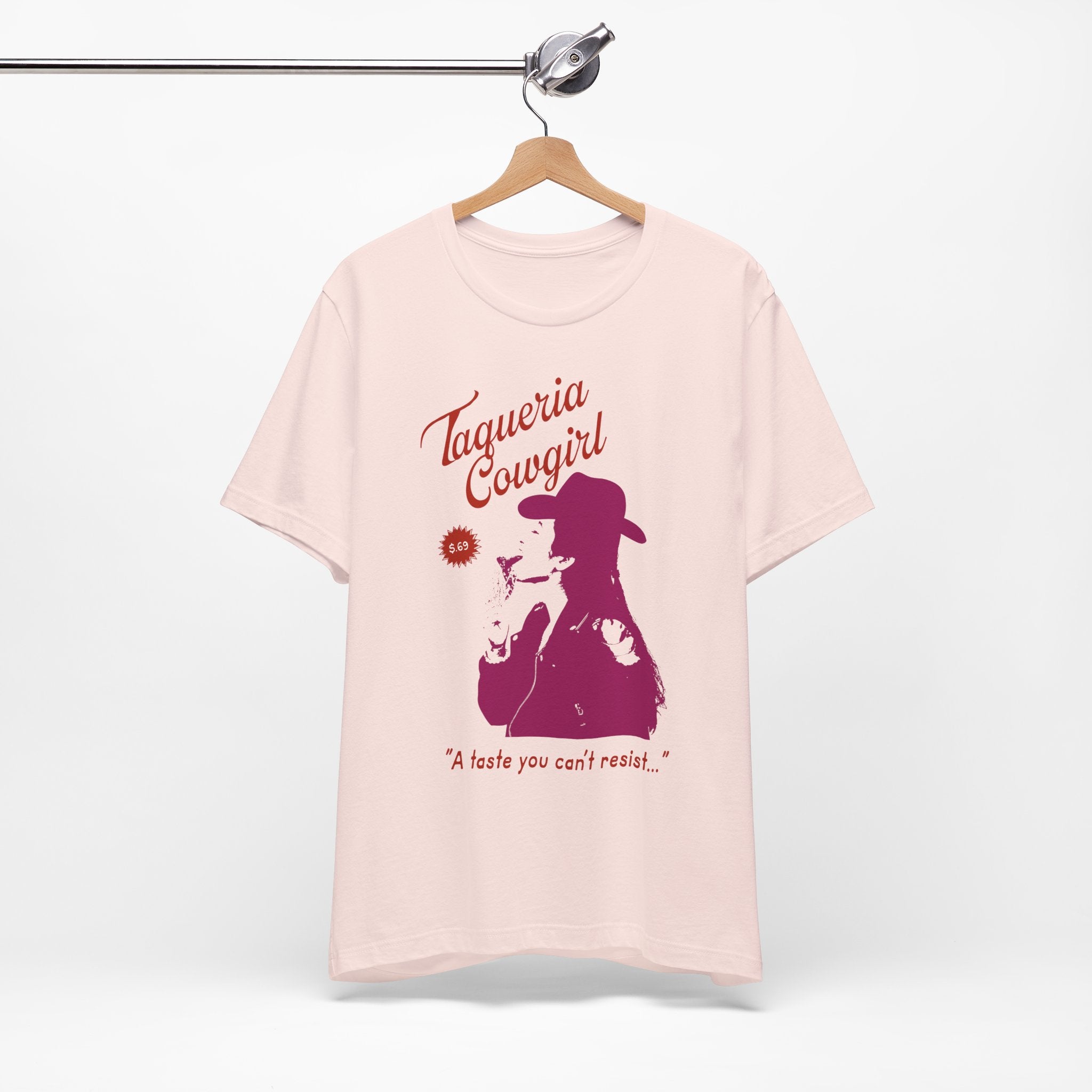 Taqueria Cowgirl Unisex Tee | Fun Foodie Shirt, Casual Wear, Gift for Food Lovers, Western Style T-Shirt, Unique Taco Tee