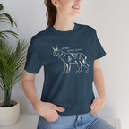 Here Kitty Kitty Unisex Tee, Bobcat T-Shirt, Funny Nature Tee, Gift for Wildlife Lovers, Cute Cat Apparel