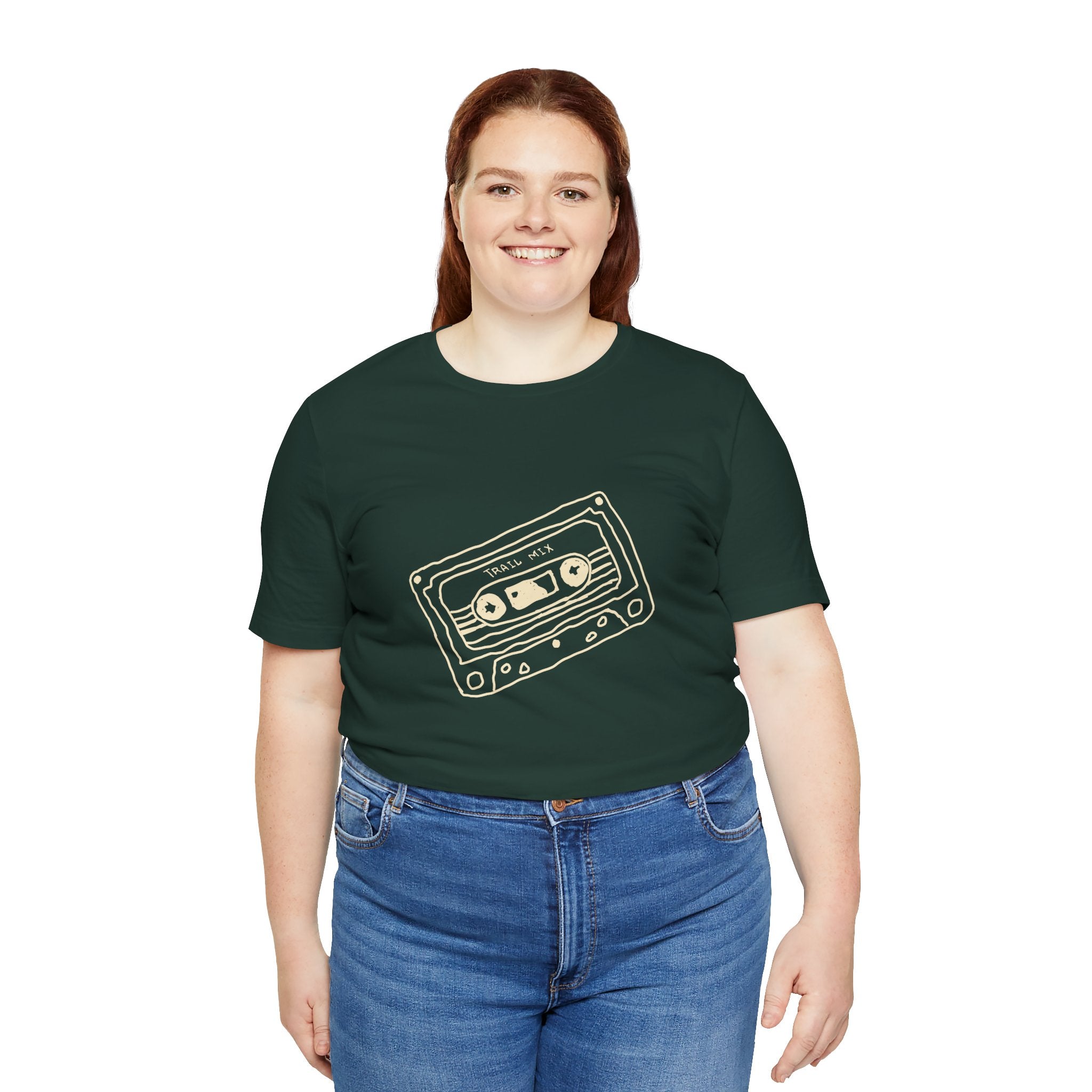 Trail Mix Retro Cassette Tee for Adventure Lovers, Vintage Music Shirt, Unisex Graphic Tee, Casual Wear T-Shirt, Nostalgic Apparel