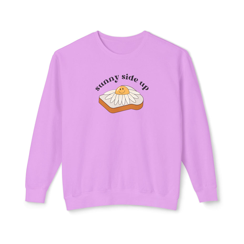 Sunny Side Up Crewneck Sweatshirt - Breakfast Lover Gift, Cozy Sweatshirt, Casual Outfit, Foodie Apparel, Spring Essentials
