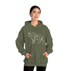 Cozy Wildlife Hoodie, Animal Lover Gift, Fun Sweatshirt, Funny Illustration, Perfect for Cold Days, Present for Friends