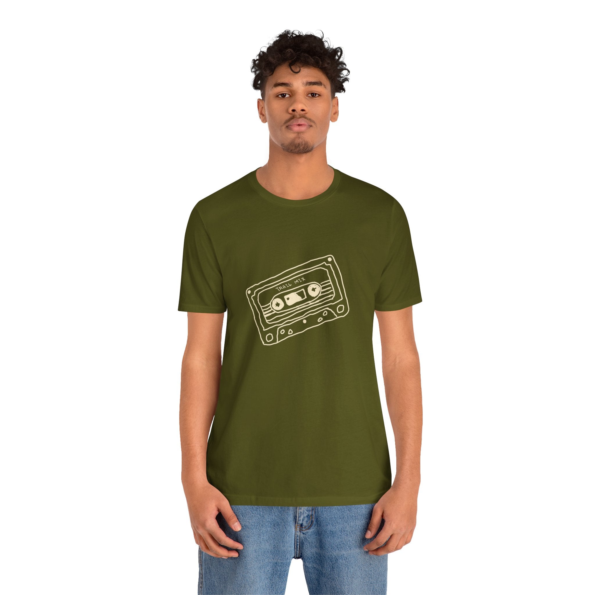 Trail Mix Retro Cassette Tee for Adventure Lovers, Vintage Music Shirt, Unisex Graphic Tee, Casual Wear T-Shirt, Nostalgic Apparel