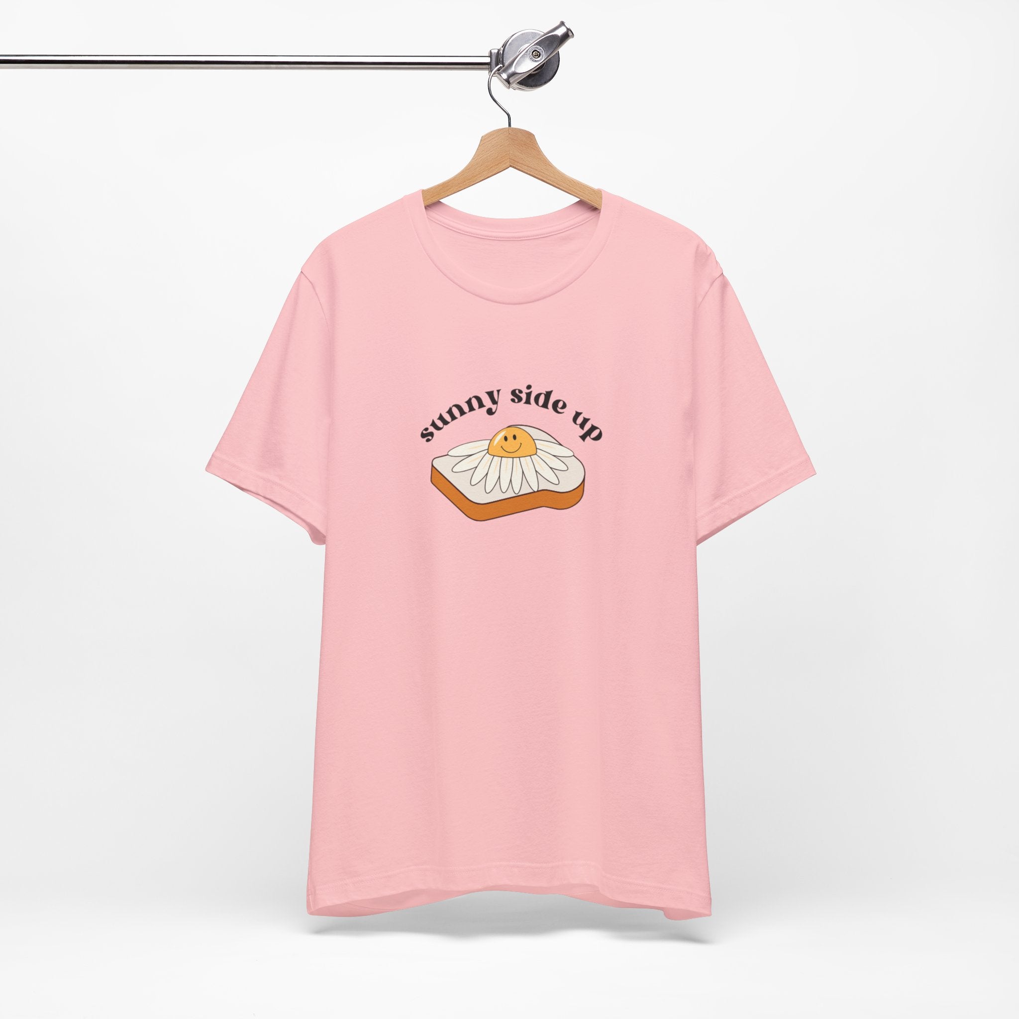 Sunny Side Up Graphic Tee, Cute Egg T-Shirt, Unisex Fun Fashion, Gift for Food Lovers, Breakfast Lover's Apparel