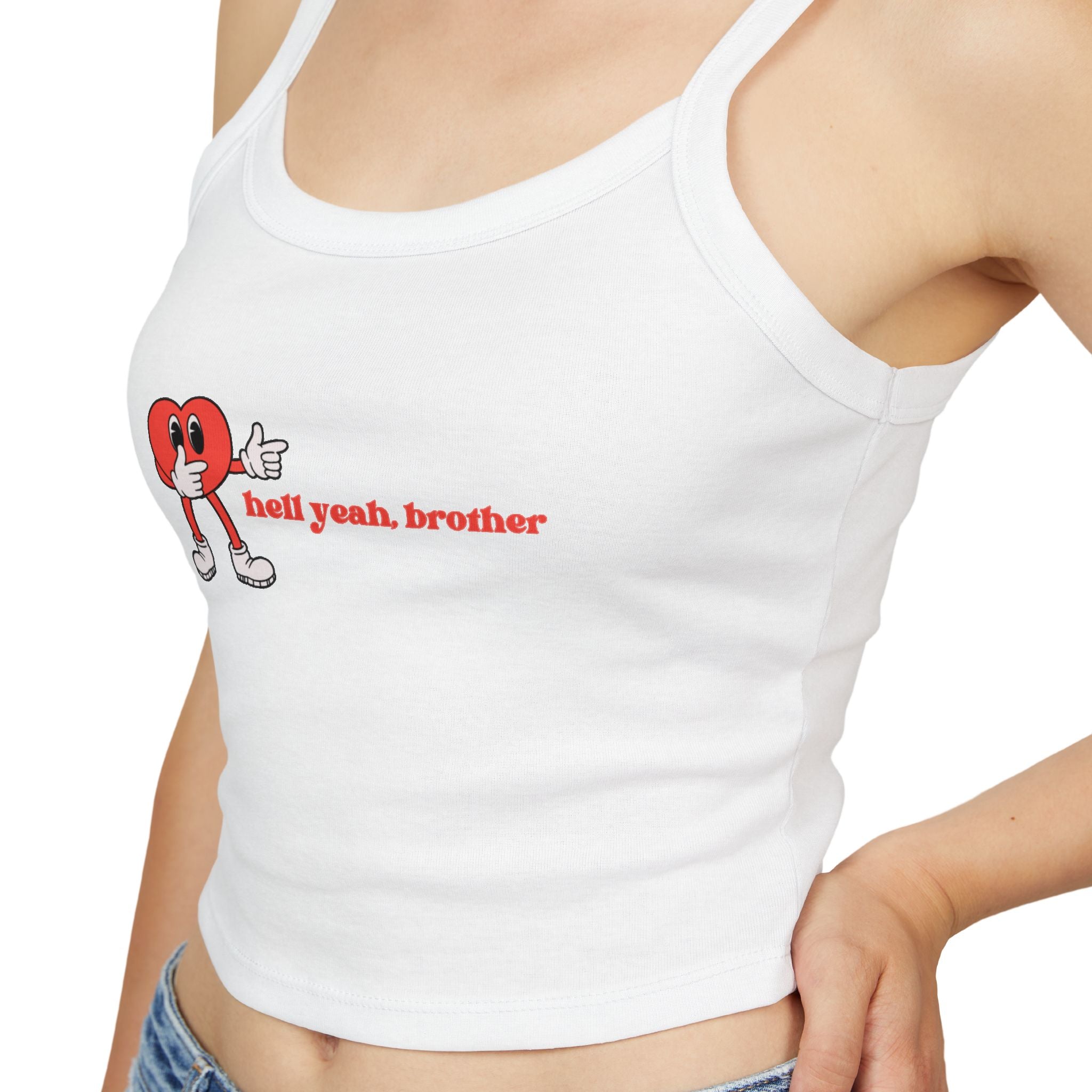 Hell Yeah Brother Retro Women's Tank Top: Perfect for Summer, Vacation, Parties, Lounging, and Layering