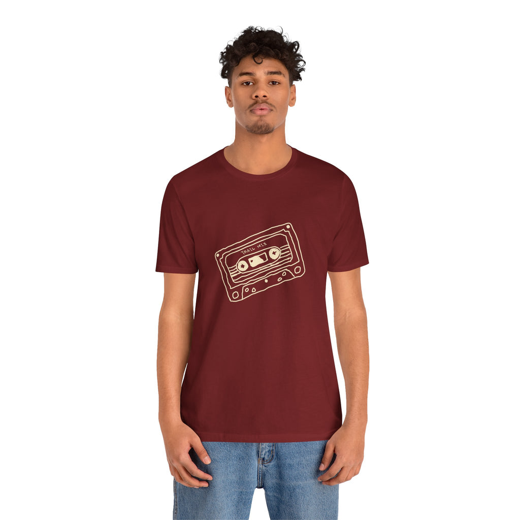 Trail Mix Retro Cassette Tee for Adventure Lovers, Vintage Music Shirt, Unisex Graphic Tee, Casual Wear T-Shirt, Nostalgic Apparel