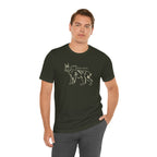 Here Kitty Kitty Unisex Tee, Bobcat T-Shirt, Funny Nature Tee, Gift for Wildlife Lovers, Cute Cat Apparel