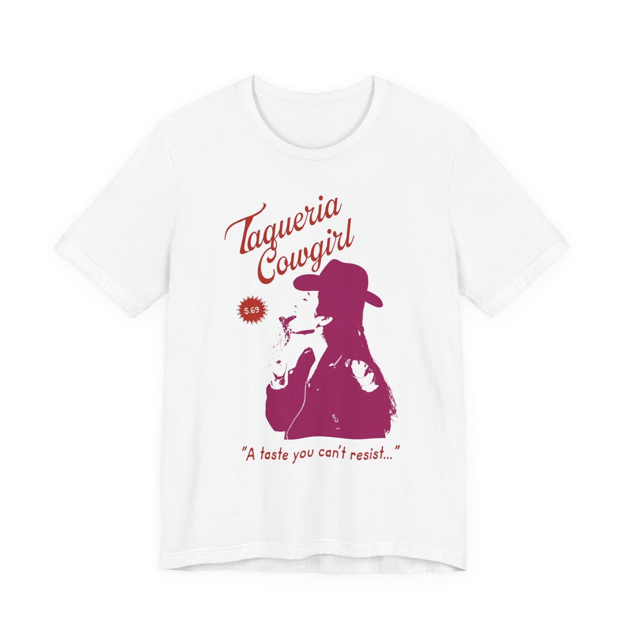 Taqueria Cowgirl Unisex Tee | Fun Foodie Shirt, Casual Wear, Gift for Food Lovers, Western Style T-Shirt, Unique Taco Tee