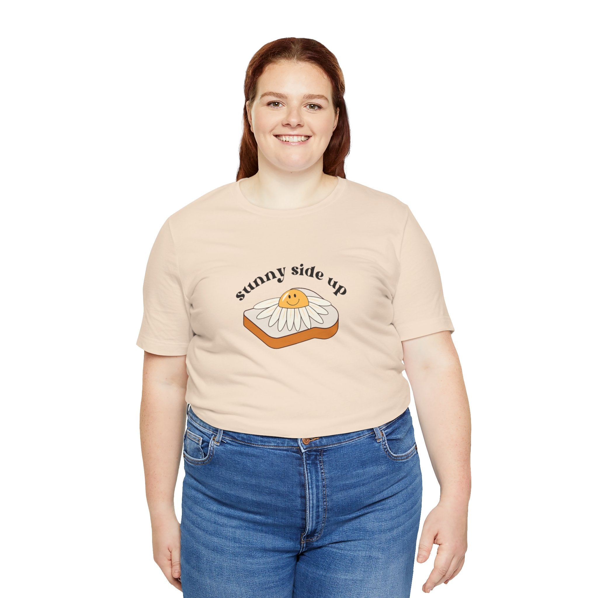 Sunny Side Up Graphic Tee, Cute Egg T-Shirt, Unisex Fun Fashion, Gift for Food Lovers, Breakfast Lover's Apparel