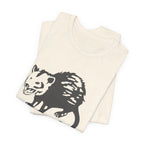 Funny Animal Graphic Tee, Unisex Jersey T-Shirt, Cute Opossum Tee, Gift for Animal Lovers, Casual Everyday Wear
