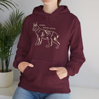 Cozy Wildlife Hoodie, Animal Lover Gift, Fun Sweatshirt, Funny Illustration, Perfect for Cold Days, Present for Friends