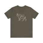 Here Kitty Kitty Unisex Tee, Bobcat T-Shirt, Funny Nature Tee, Gift for Wildlife Lovers, Cute Cat Apparel