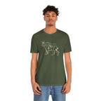 Here Kitty Kitty Unisex Tee, Bobcat T-Shirt, Funny Nature Tee, Gift for Wildlife Lovers, Cute Cat Apparel