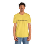 Fun Scissors Tee, Quirky Yellow T-Shirt for Crafters, Perfect Gift for Artists, Stylish Everyday Wear, Ideal for Summer