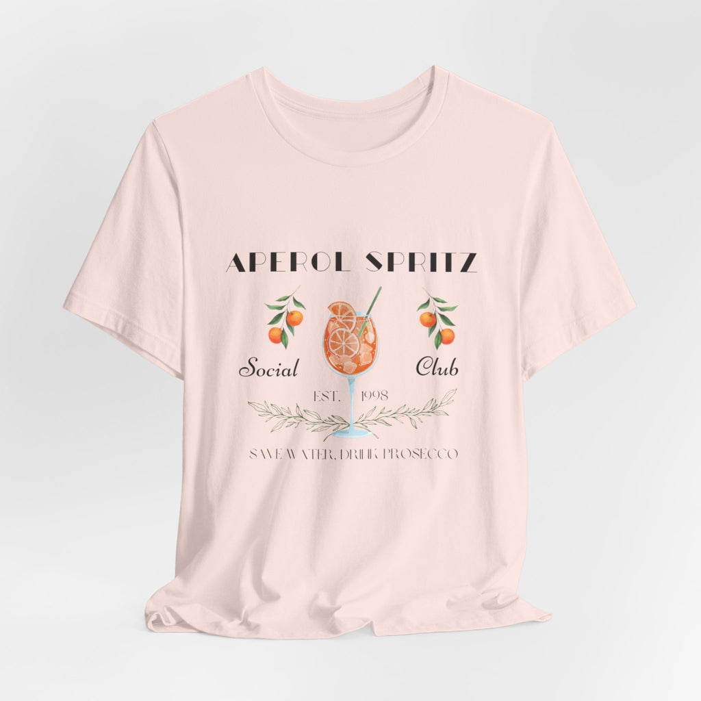 Vintage Style Graphic Aperol Spritz T-Shirt, Perfect for Casual Outings, Gift for Friends, Summer Essential, Unisex Tee with Fun Design