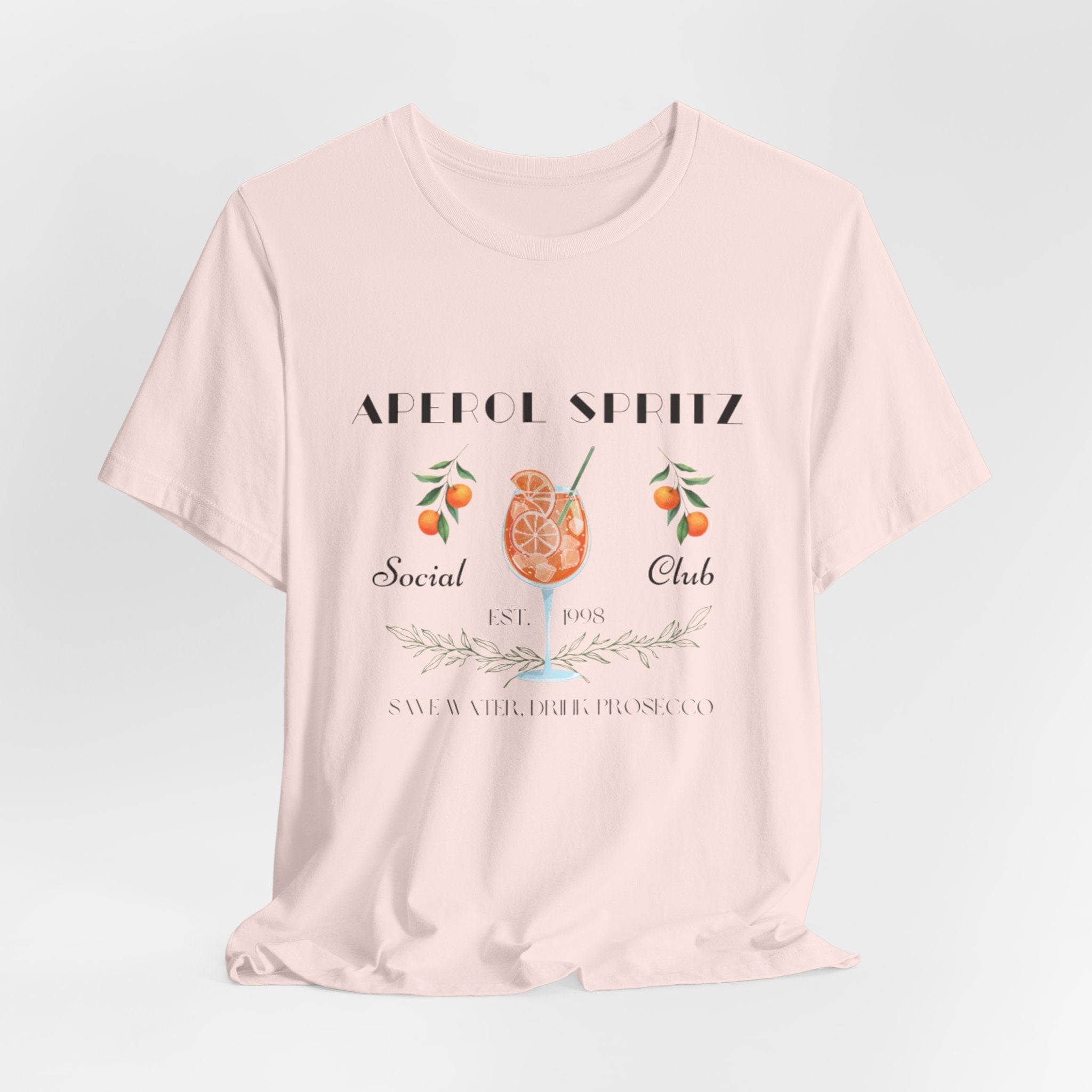 Vintage Style Graphic Aperol Spritz T-Shirt, Perfect for Casual Outings, Gift for Friends, Summer Essential, Unisex Tee with Fun Design