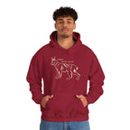Cozy Wildlife Hoodie, Animal Lover Gift, Fun Sweatshirt, Funny Illustration, Perfect for Cold Days, Present for Friends
