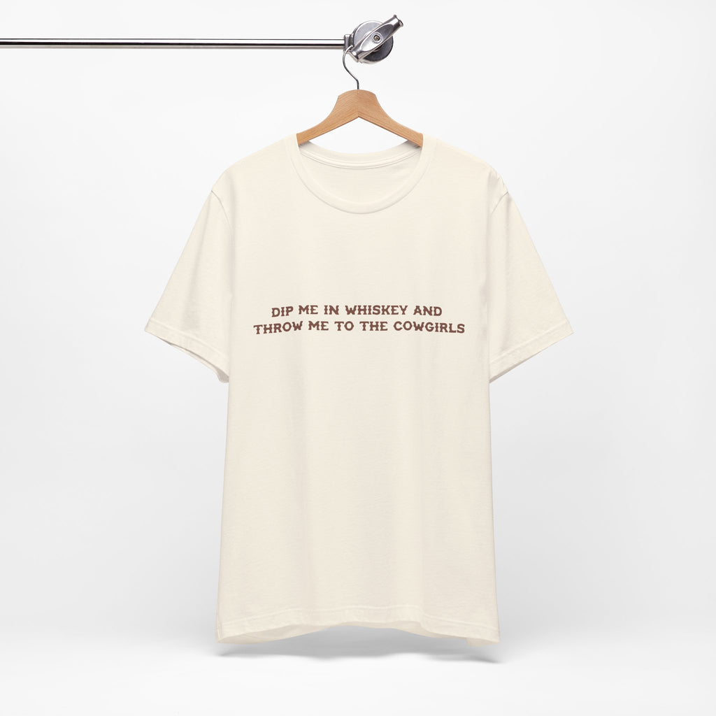 Whiskey Lover's Unisex Tee - Perfect Gift for LGBT Cowgirls, Funny Shirt for Parties, Casual Wear, Country Vibe
