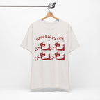 Licked It So It's Mine Unisex Short Sleeve Tee - Fun Graphic Shirt, Flirty Casual Wear, Birthday Gift, Funny T-Shirt