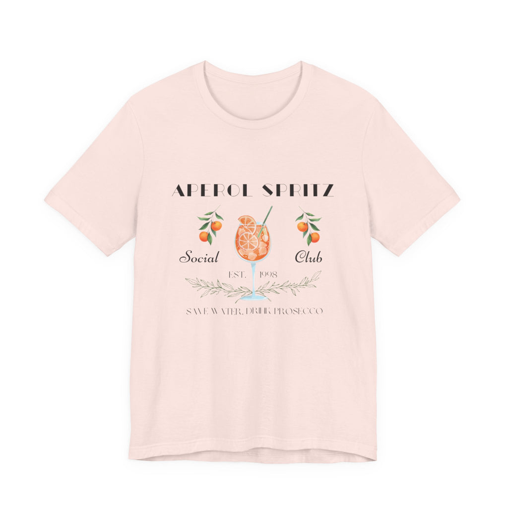 Vintage Style Graphic Aperol Spritz T-Shirt, Perfect for Casual Outings, Gift for Friends, Summer Essential, Unisex Tee with Fun Design