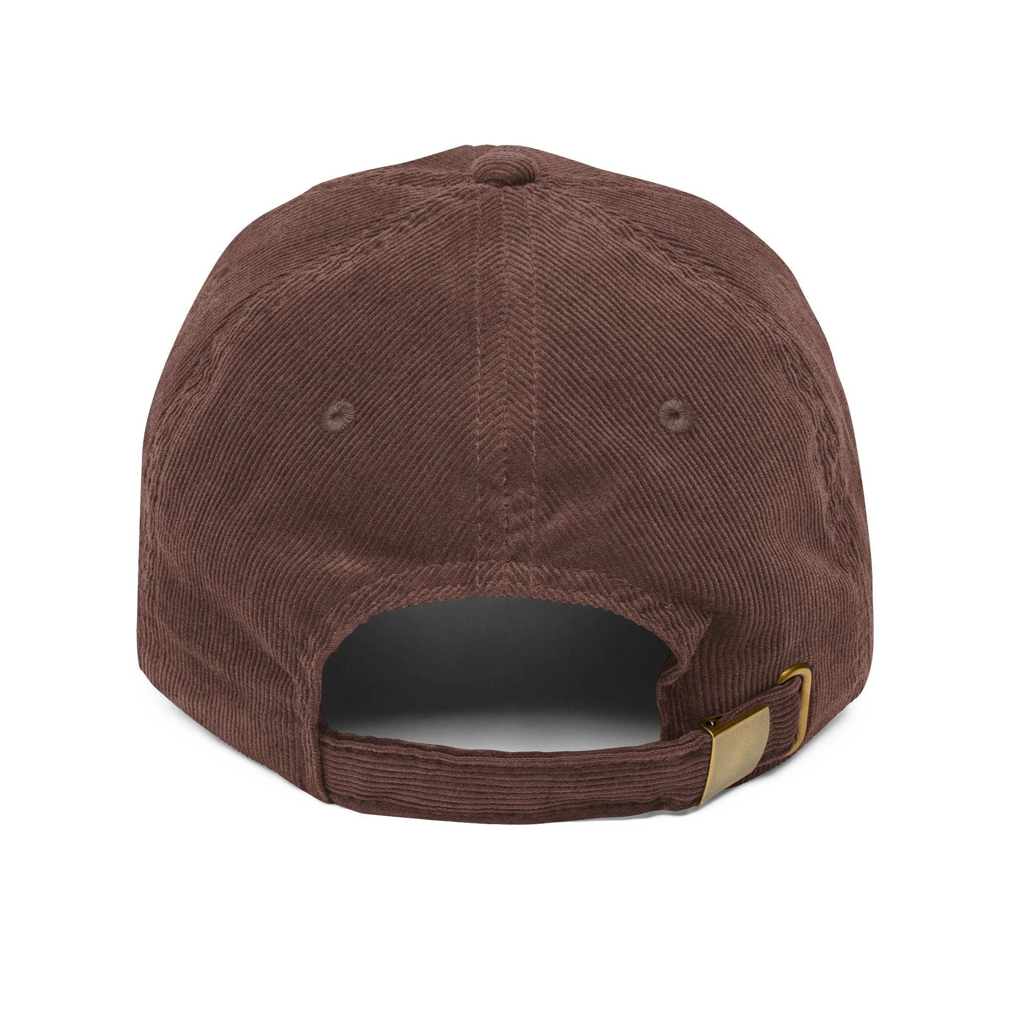 I Eat Dirt Vintage Style Corduroy Cap with Embroidered Humor - Perfect for Outdoor Lovers, Casual Style, Gifts for Friends