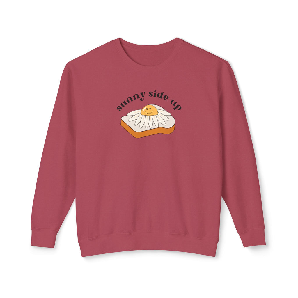 Sunny Side Up Crewneck Sweatshirt - Breakfast Lover Gift, Cozy Sweatshirt, Casual Outfit, Foodie Apparel, Spring Essentials