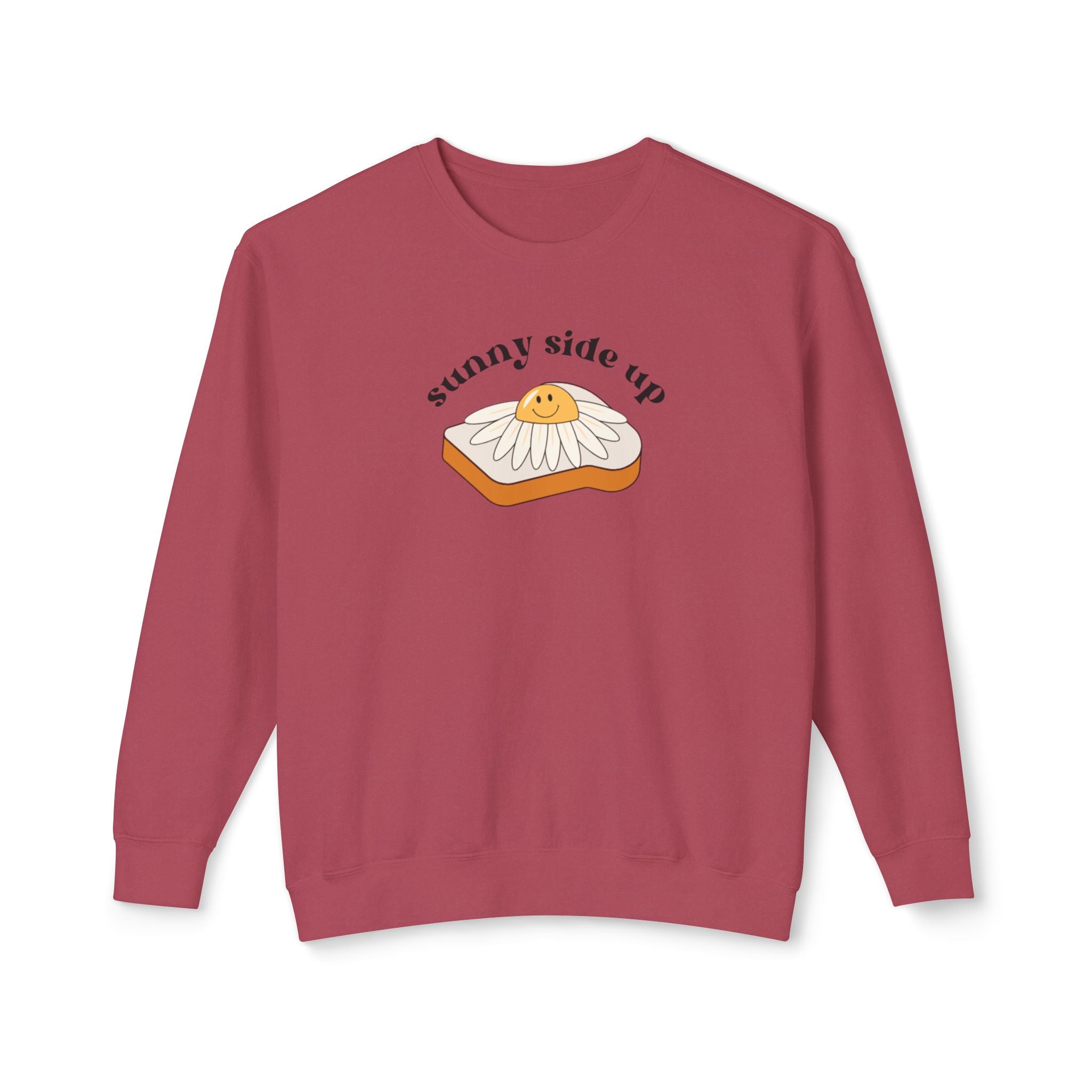 Sunny Side Up Crewneck Sweatshirt - Breakfast Lover Gift, Cozy Sweatshirt, Casual Outfit, Foodie Apparel, Spring Essentials