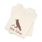 Western "Yee Caw" Unisex Tee, Bird Lover's T-Shirt, Gift for Nature Enthusiasts, Casual Wear