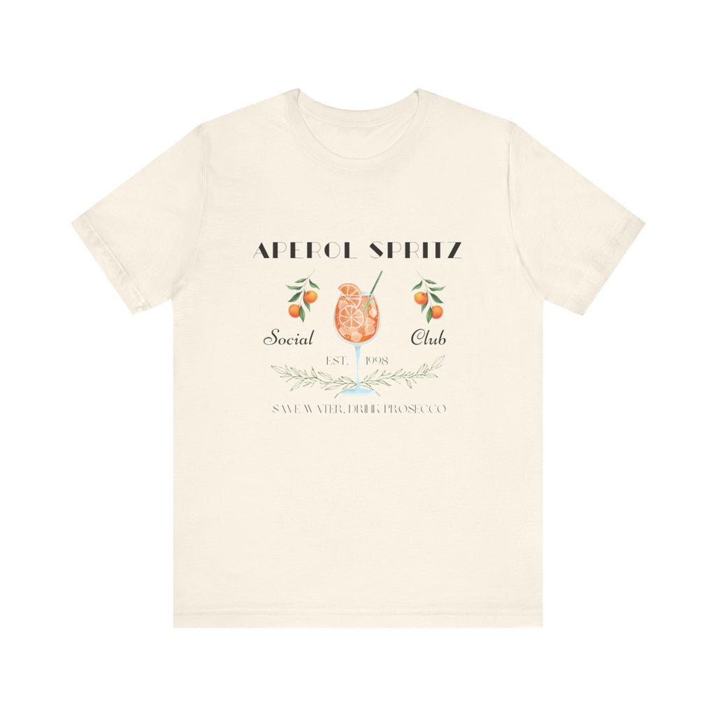 Vintage Style Graphic Aperol Spritz T-Shirt, Perfect for Casual Outings, Gift for Friends, Summer Essential, Unisex Tee with Fun Design